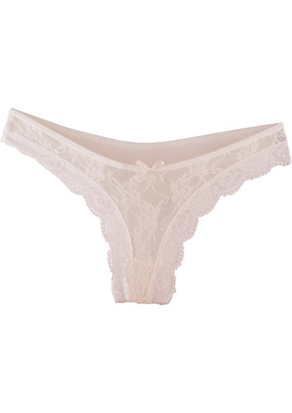 Moda Bayan Slip Külot Ekru