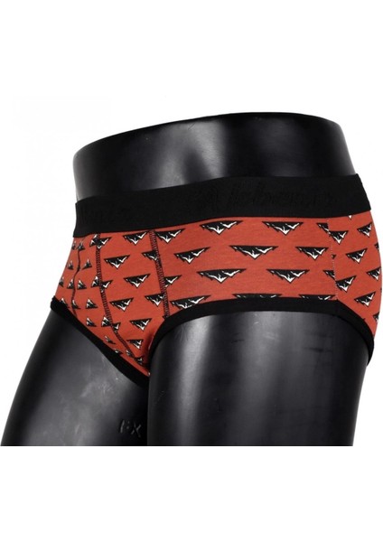 Moda Erkek Likralı Slip Kiremit - Lacivert