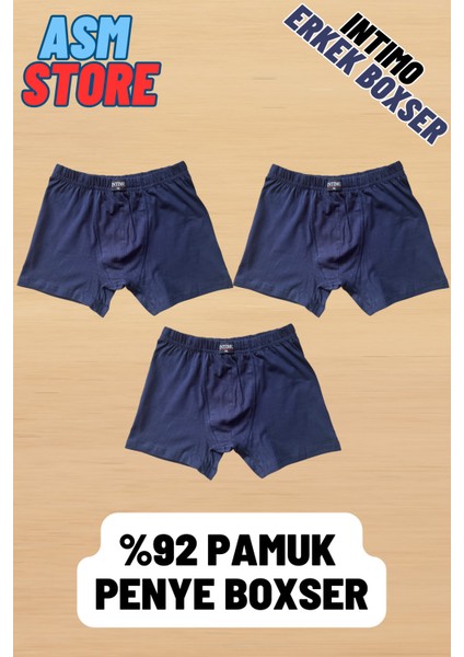 Erkek Boxser 3'lü Paket / Pamuklu, Terletmeyen, Esnek Yapı - Her Gün Için Ideal ! modelleri