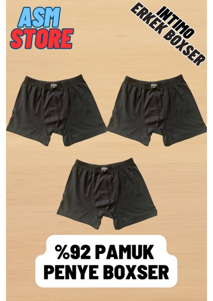 Erkek Boxser 3'lü Paket / Pamuklu, Terletmeyen, Esnek Yapı - Her Gün Için Ideal ! modelleri