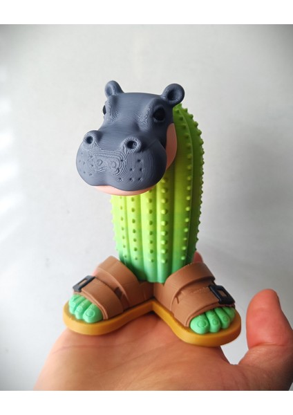 Cacto Hipopotamo Brainrot Figür Oyuncak