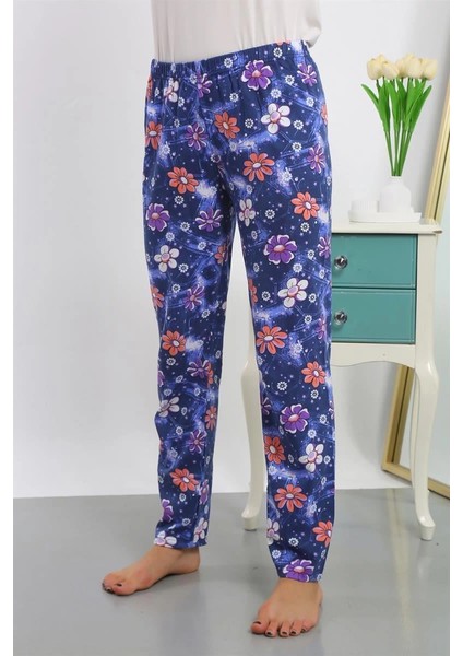 Moda Kadın Pamuklu Alt Pijama Lacivert fiyatları