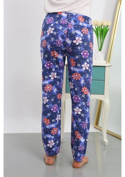 Moda Kadın Pamuklu Alt Pijama Lacivert indirimleri