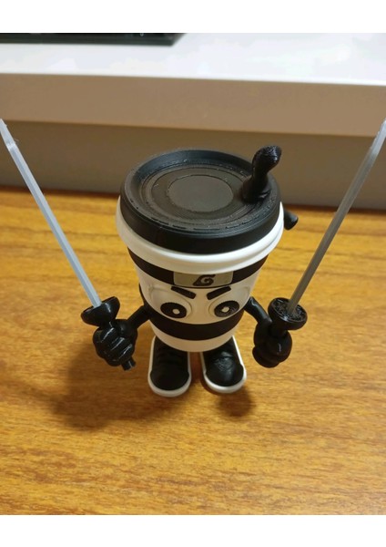 Cappuccino Assassino Brainrot Eklemli Figür Oyuncak fiyatları