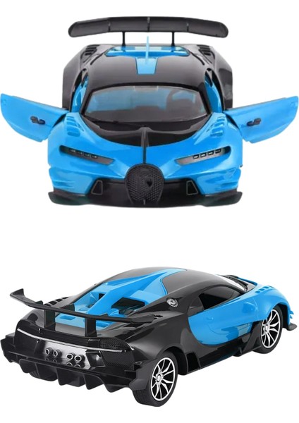 Uzaktan Kumandalı Şarjlı Full Fonksiyon Işıklı Kapıları Açılıp Kapanır Araba 28CM modelleri