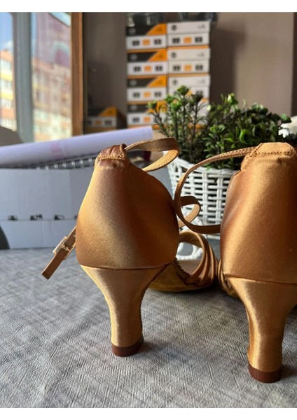 Saten Bantlı 6 cm Topuklu Salsa , Bacata, Dans ve Abiye Ayakkabısı modelleri