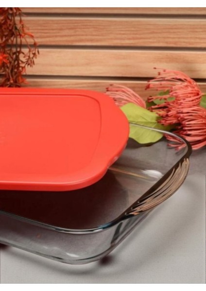 Büyük Borcam Fırın Tepsi Cam Kek Kalıbı Borcam Yemek Tepsisi Büyük Boy Kapaklı Dikdörtgen Tepsi fiyatları