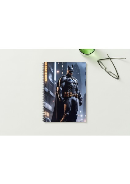 Batman A5 Metal Spiralli Çizgisiz Sert Kapak Batman Defter