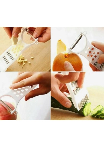 ✨ Çok Amaçlı 4’ü 1 Arada Sebze & Meyve Doğrama ve Rende Aparatı ✨ fırsatları