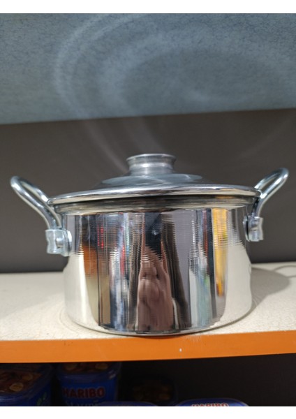 Alüminyum Kuşkane Dik Tencere 22 cm