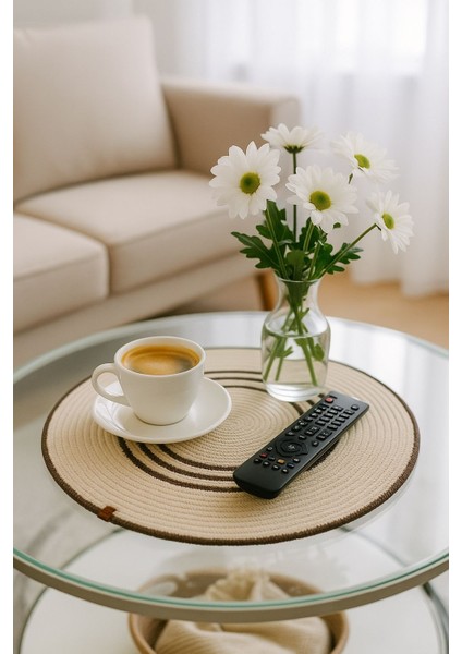 Açık Vizon Runner Çok Amaçlı Örtü / Salon Masa Örtüsü / Mutfak Örtüsü (50 Cm) modelleri