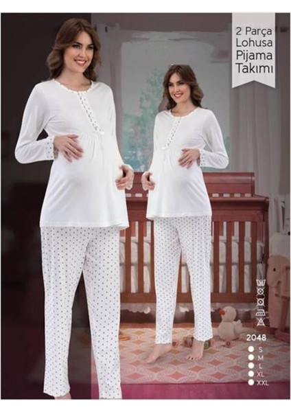 Hamile Lohusa 2' Li Pijama Takımı