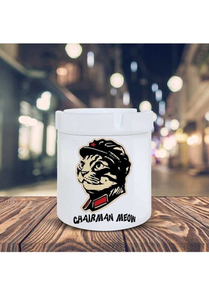 Chairman Meow Kedi Baskılı Küllük Seramik Kül TABLASI-50111 fiyatları