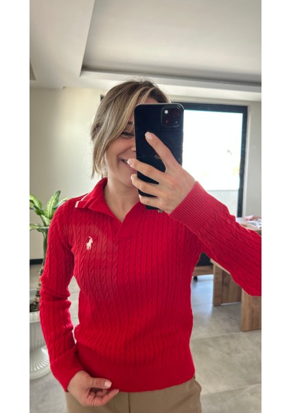 Kırmızı Triko Kazak fiyatları