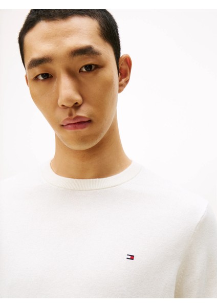 Pıma Org Ctn Cashmere Crew Neck Erkek Sarı Kazak - MW0MW28046