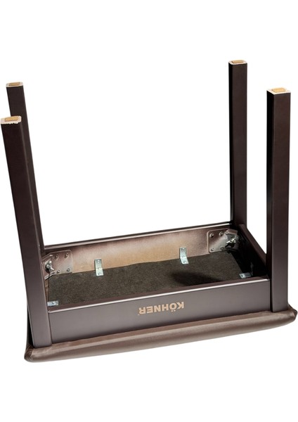 Ahşap Ayaklı Kaliteli Piyano Taburesi (Kahverengi) modelleri