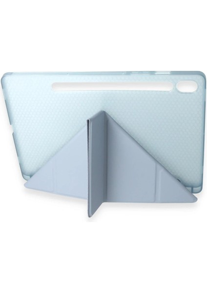 Samsung Galaxy Tab A9 Kılıf Kalemlikli Mars Tablet Kılıfı - MAVI-(5796) - NJ001P-4G6KB5 modelleri