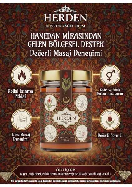 Kuyruk Yağlı Masaj Kremi 100 ml