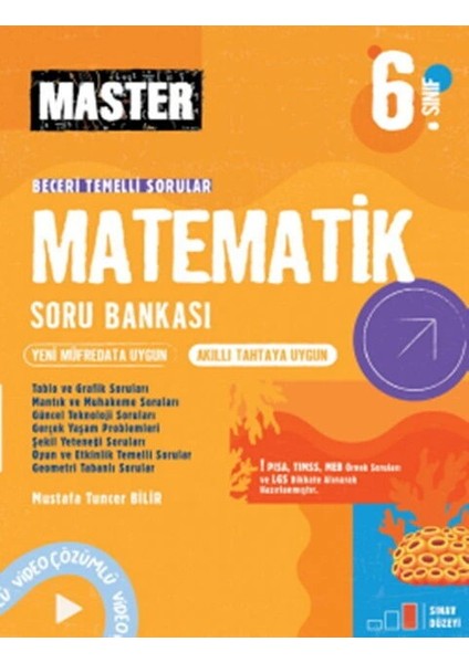Okyanus 6.sınıf Matematik Soru Bankası Video Çözümlü Master