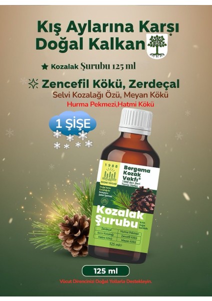 Bergama Kozak Vakfı Kozalak Şurubu 125 ml