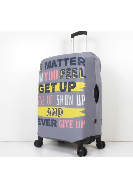 Kumaş Valiz Kılıfı ve Bavul Kılıfı (30-No Matter)