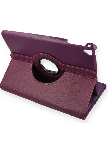 iPad 9.7 (2018) Kılıf 360 Tablet Deri Kılıf - MÜRDÜM-(5796) - NJ001P-4ITHH3