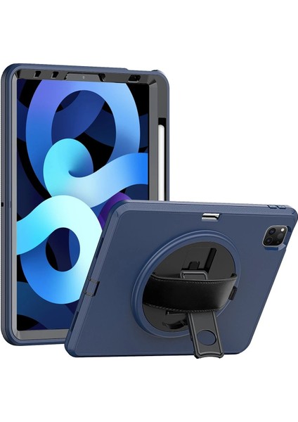 iPad Pro 11 (2018) Kılıf Hand Strap Tablet Kılıfı - LACIVERT-(5796) - NJ001P-4ILW25