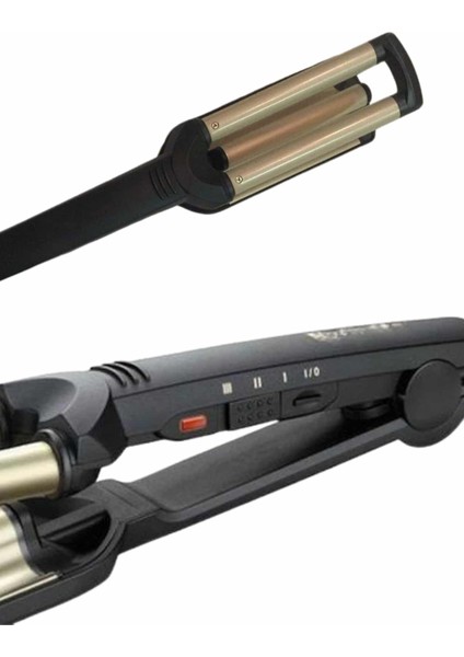 Saç Şekillendirici Wag Maşa Su Dalga Maşası Tüm Saç Tiplerine Uygun - NJ001P-4IK550 fırsatları