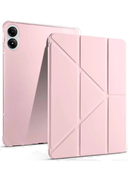 Xiaomi Redmi Pad Pro 12.1 Kılıf Kalemlikli Mars Tablet Kılıfı - Rose GOLD-(5796 - NJ001P-4IMQ4