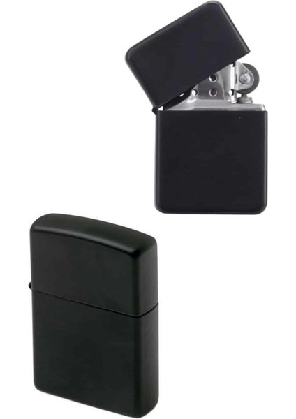 Doldurulabilir Siyah Benzinli Çakmak Metalik - NJ001P-4IAXW5 indirimleri