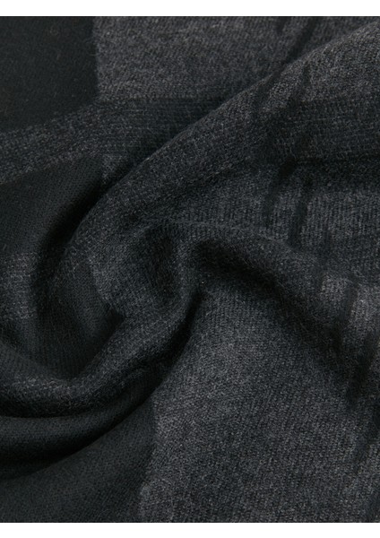 Yeni Sezon Püskül Detaylı Desenli Erkek Atkı indirimleri