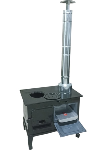 Kuzine Kamp Sobası Emaye Fırınlı Kamp Sobası indirimleri