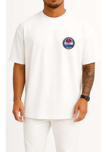 Oversize Tcg Yzb. Güngör Durmuş A574 Cep Tasarımlı Unisex T-Shirt