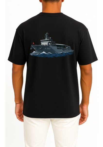 Oversize Tcg Alemdar Cep ve Sırt Tasarımlı Unisex T-Shirt fiyatları