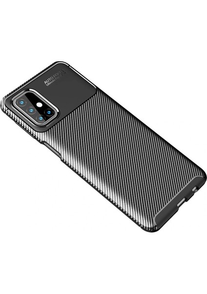 Samsung Galaxy M31S Kılıf Auto Focus Karbon Kapak - Siyah fiyatları