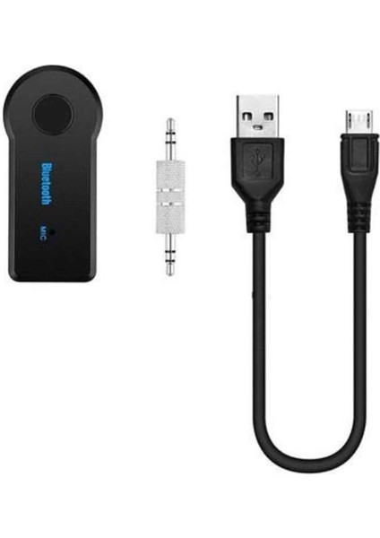 Bluetooth Araç Kiti Aux Çıkışlı Telefon Müzik Alıcı Tüm Cihazlara Uyumlu - NJ001P-4IBBF7 modelleri