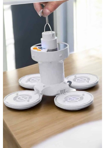 Katlanabilir Taşınabilir Kamp Lambası Işıldak Beyaz Işık Güneş Enerjili Sol - NJ001P-4IKRJ indirimleri