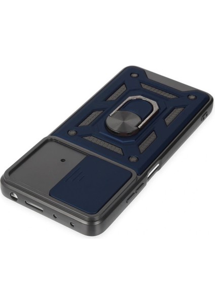 Xiaomi Poco X4 Pro 5g Kılıf Pars Lens Yüzüklü Silikon - Lacivert fırsatları