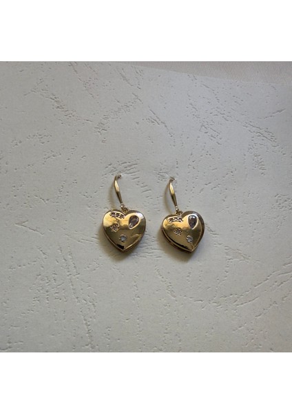 Heart Taşlı Küpe fiyatları