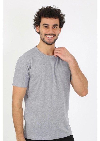 Moda Erkek Sıfır Yaka Gri Penye Atlet indirimleri