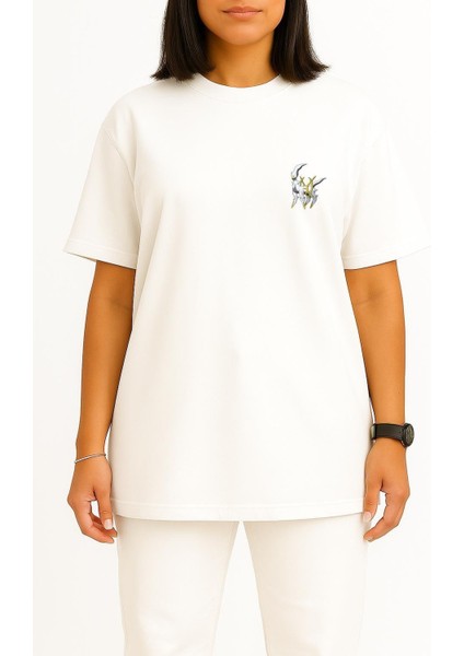 Oversize Arceus Cep Baskılı Unisex T-Shirt fiyatları