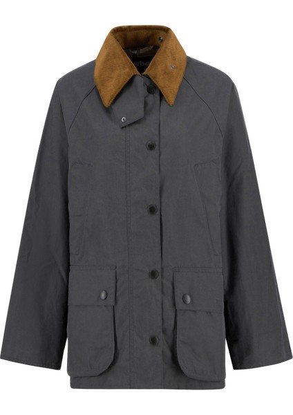 Kadın Bedale Yağlı Ceket GY51 Grey fiyatları