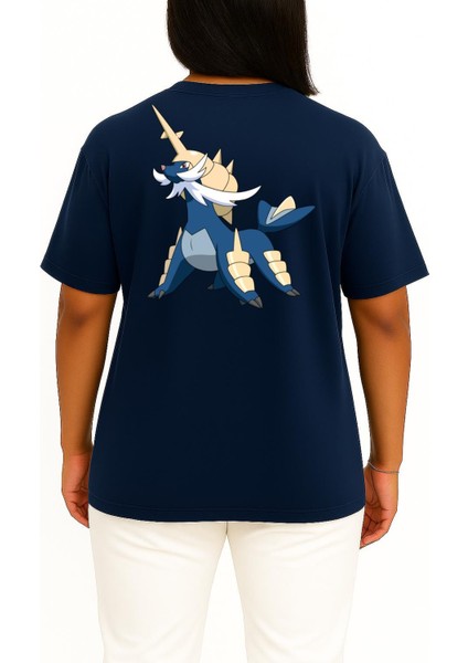 Oversize Oshawott Cep ve Sırt Tasarımlı Unisex T-Shirt fırsatları