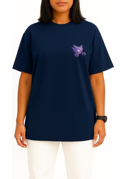 Oversize Haunter Cep Baskılı Unisex T-Shirt fiyatları