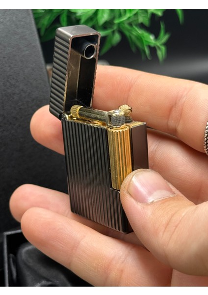 Havalı Uzun Ömürlü Taşınabilir Cep Model Hediyelik- Koleksiyonluk Benzinli Şık Çakmak