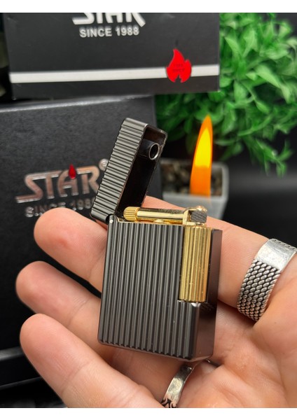 Havalı Uzun Ömürlü Taşınabilir Cep Model Hediyelik- Koleksiyonluk Benzinli Şık Çakmak fırsatları