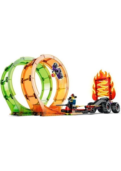 60339 LEGO City - Çift Çemberli Gösteri Arenası 598 Parça +7 Yaş fırsatları