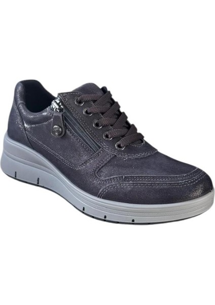 Mac Priscilla Geniş Kalıp Imac-Tex Kadın Fermuarlı Bağcıklı Dolgu Topuk Spor Ayakkabı 856160 modelleri