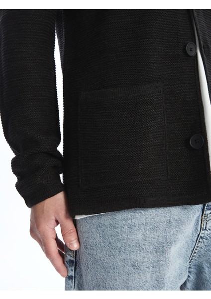 Yeni Sezon Slim Fit Şal Yaka Erkek Triko Hırka fırsatları