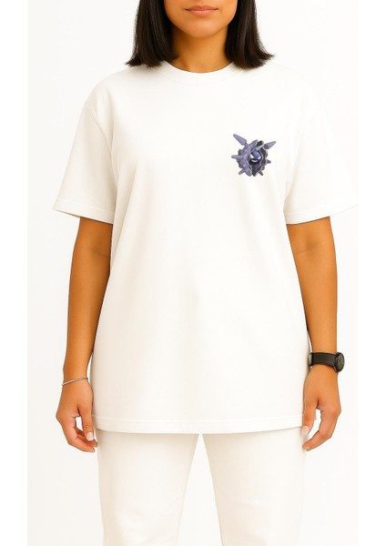 Oversize Cloyster Cep Baskılı Unisex T-Shirt fiyatları